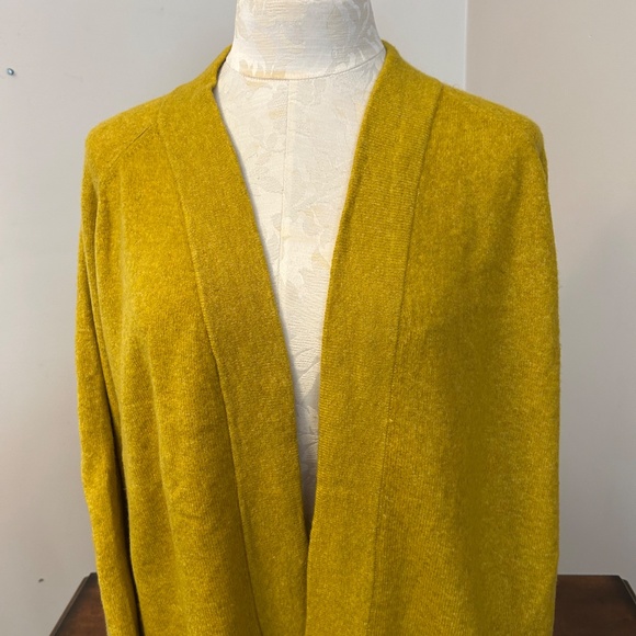 Loft yellow gold cardigan size XL - Picture 4 of 8